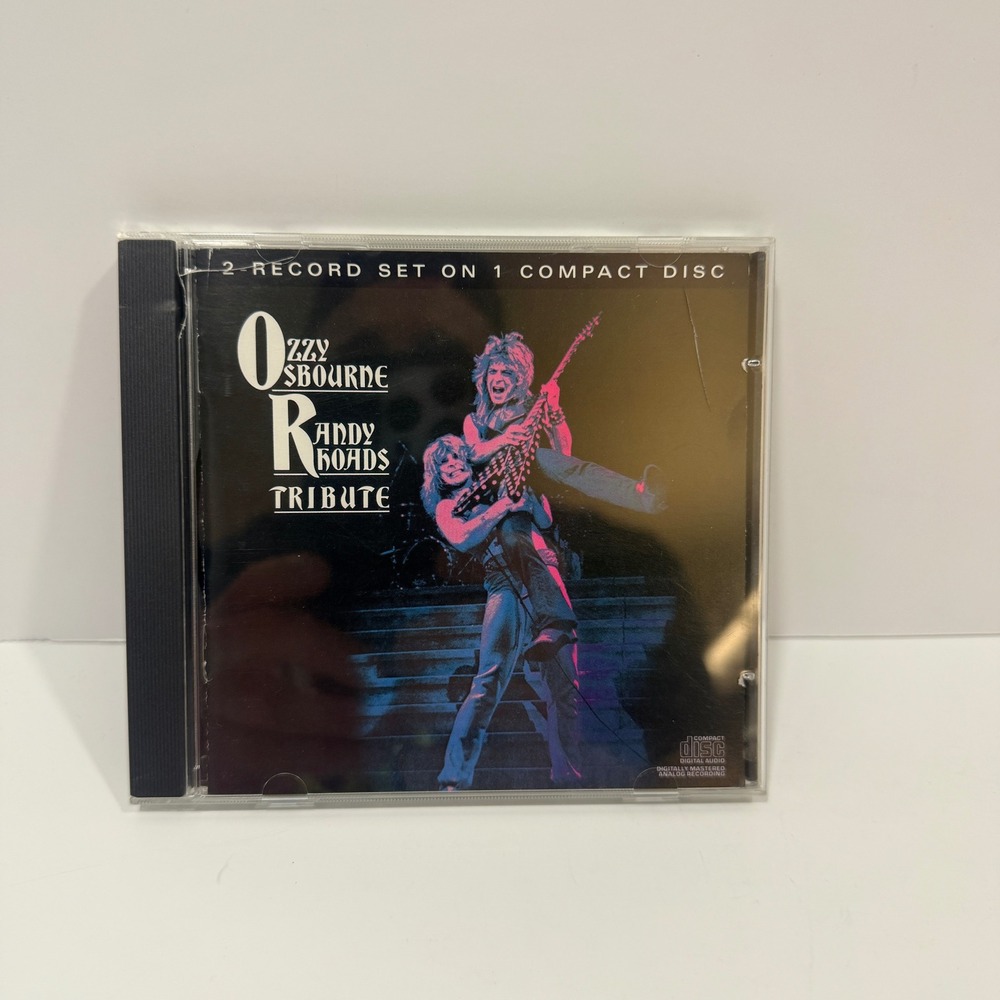 Ozzy Osbourne Randy Rhoads Tribute CD Unisex OS Black Good Live Album 1987